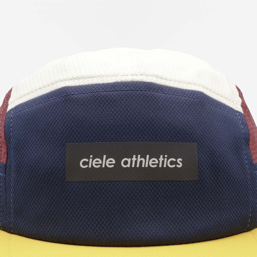 Ciele GOCap Field Iconic Bar Cap, Deep Space   Dark Wine Red, Detail Shot 3