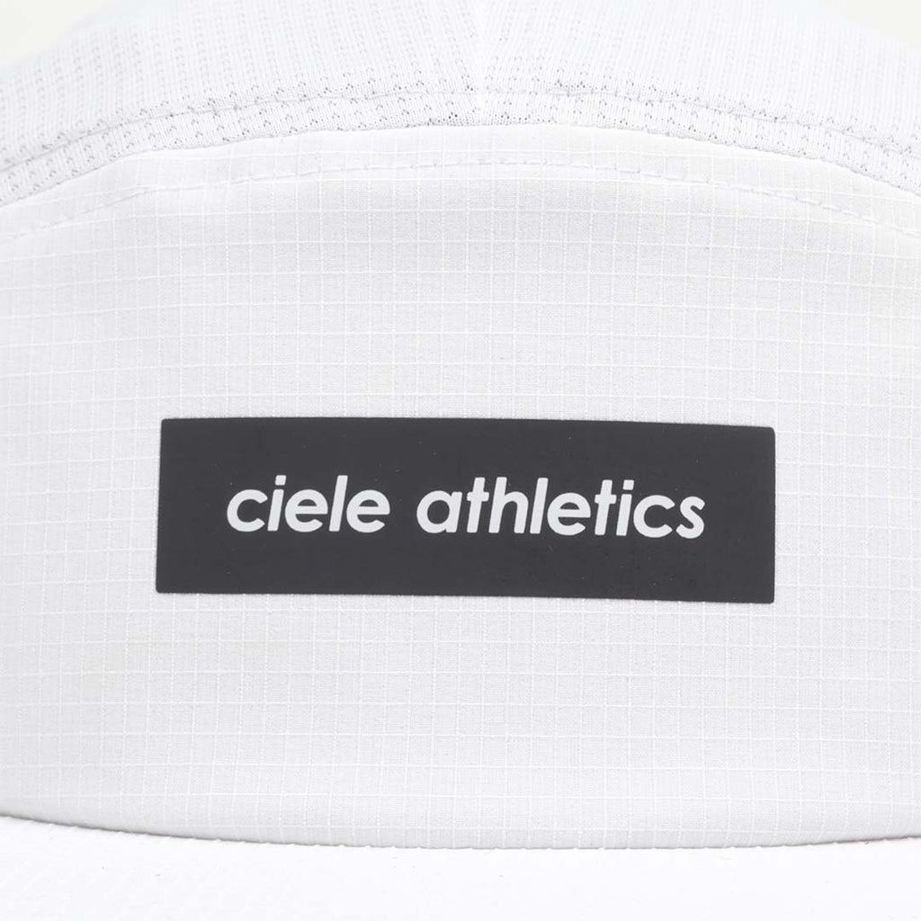 Ciele GOCap Field Iconic Bar Cap, White Light Grey, Detail Shot 3