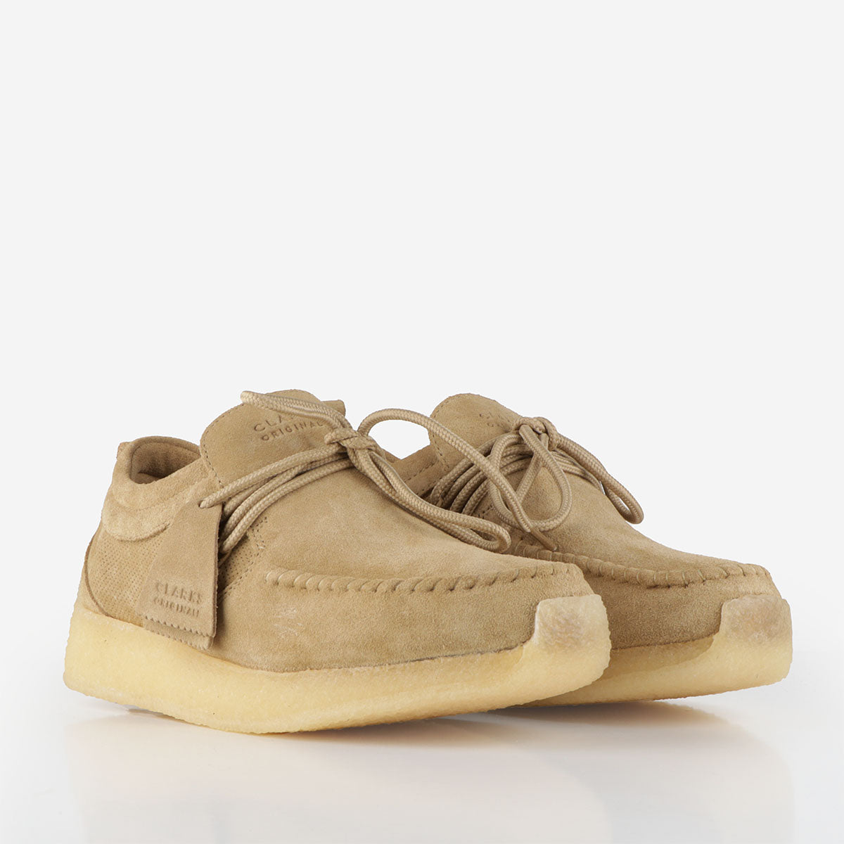 Clarks Originals 8th Street By Ronnie Fieg Maycliffe Shoes, Dark Sand Suede, Detail Shot 2
