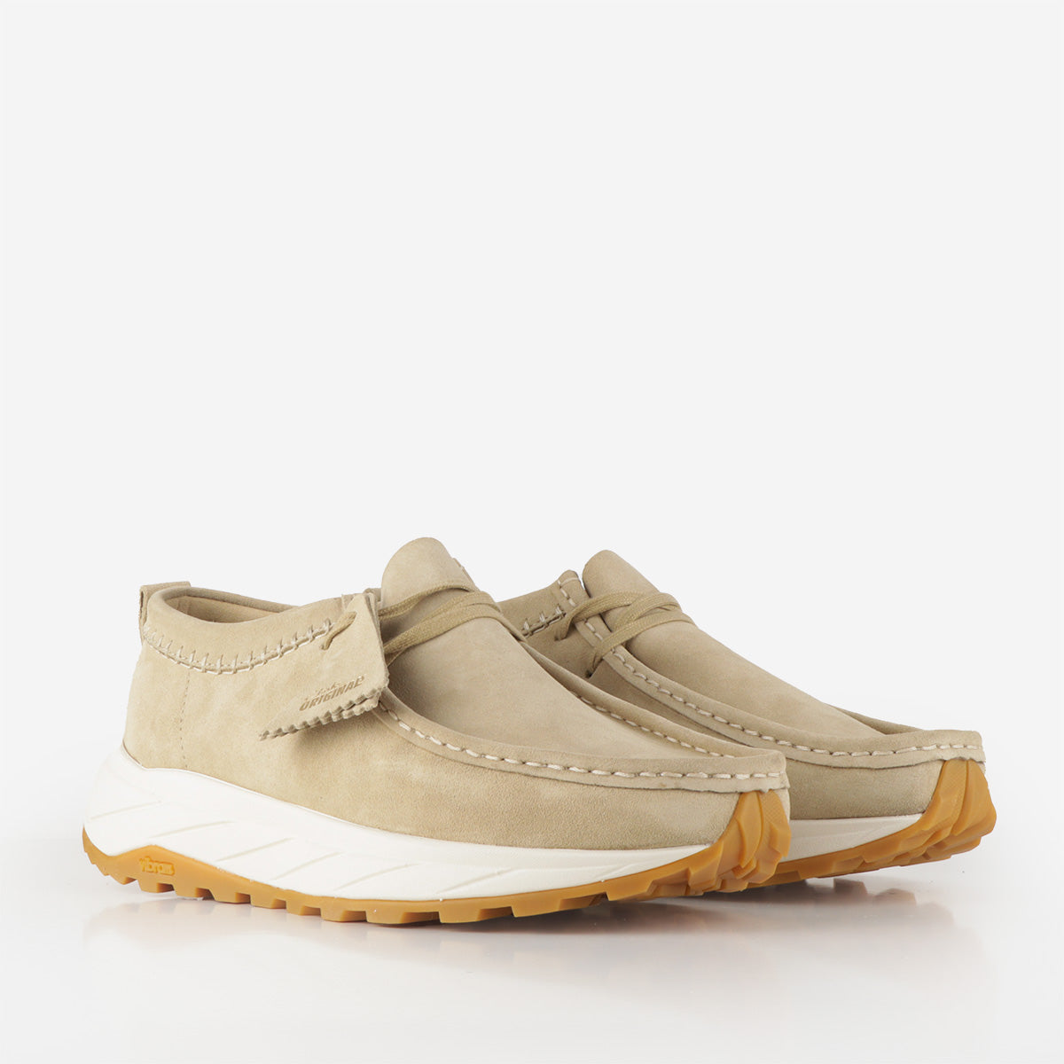 Clarks Originals Walla Eden Lo Shoes, Maple Suede, Detail Shot 2