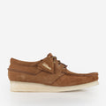 Clarks Originals Wallabee Boat Shoes, Cola Suede, Detail Shot 1
