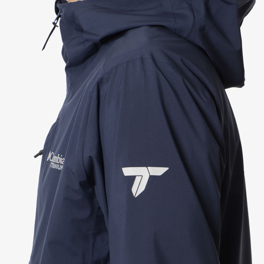 Columbia Ampli-Dry II Shell Jacket, Collegiate Navy, Detail Shot 4