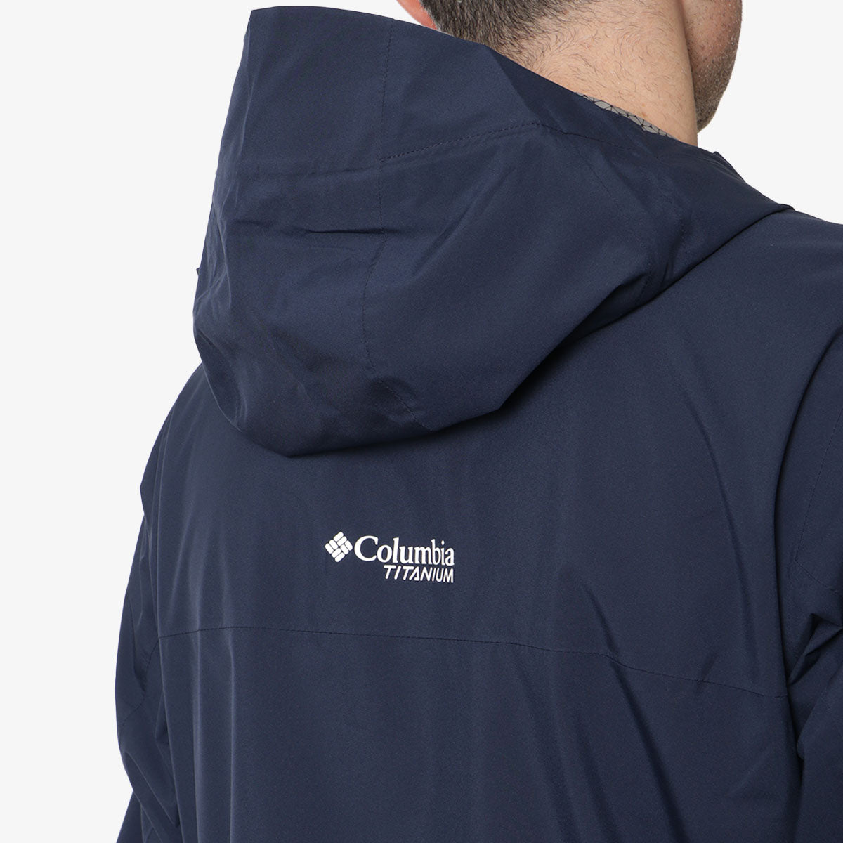 Columbia Ampli-Dry II Shell Jacket, Collegiate Navy, Detail Shot 8