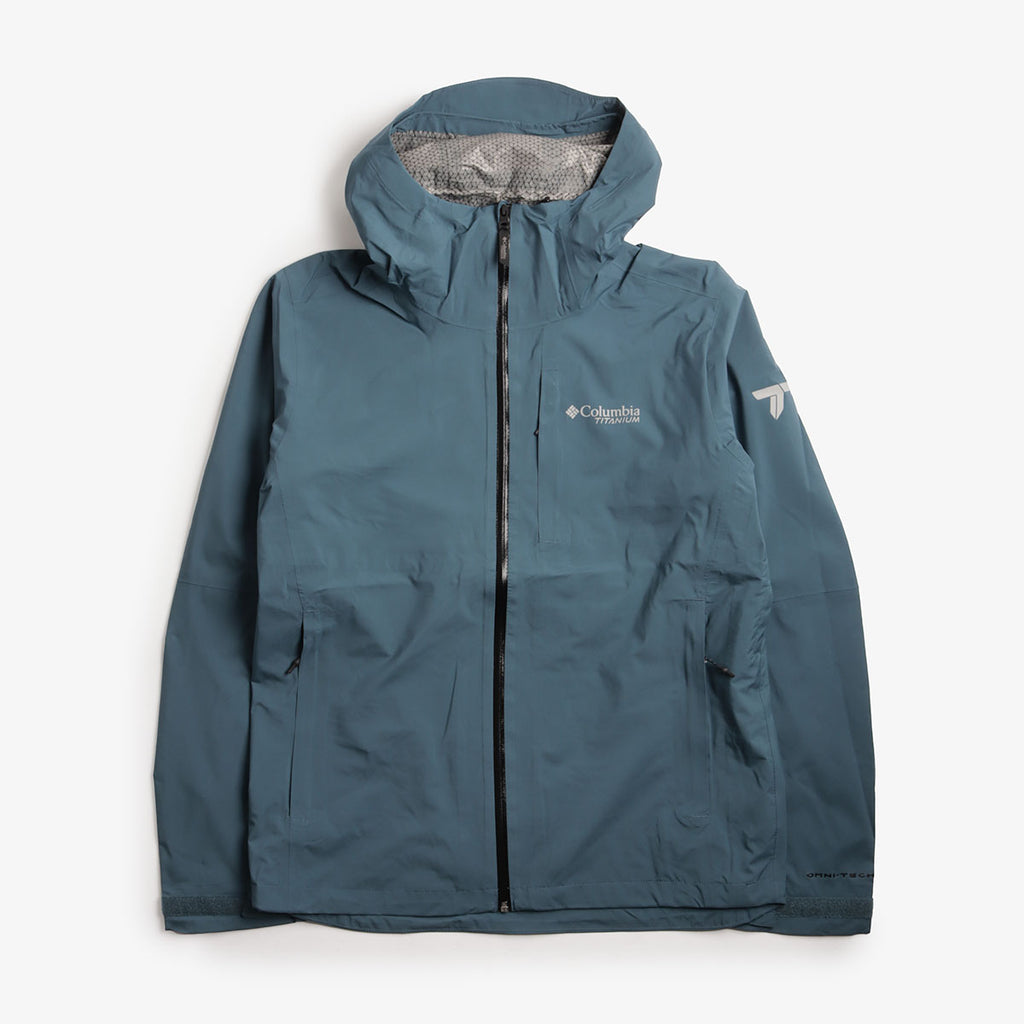 Columbia Ampli-Dry II Shell Jacket, Everblue, Detail Shot 1