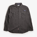 Columbia Bahama Elite Long Sleeve Shirt, Shark, Detail Shot 1
