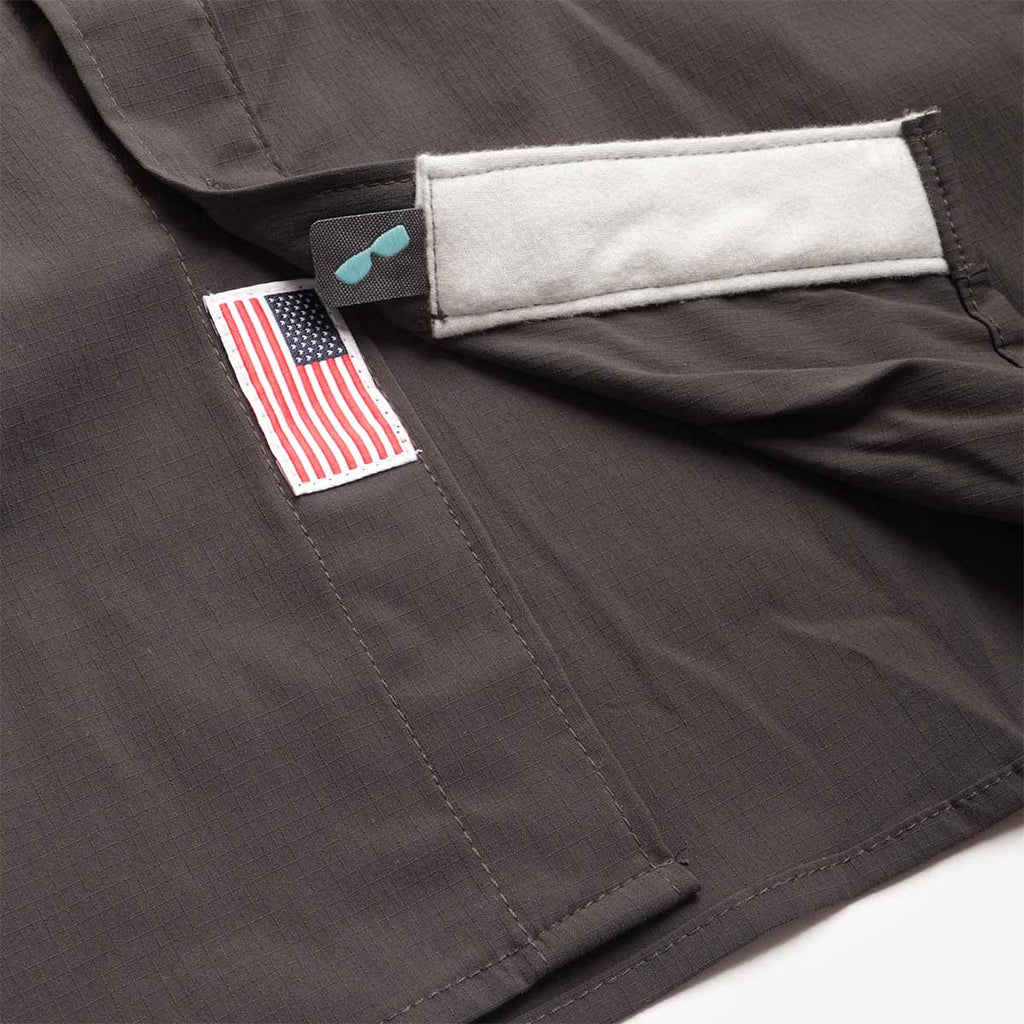 Columbia Bahama Elite Long Sleeve Shirt, Shark, Detail Shot 4