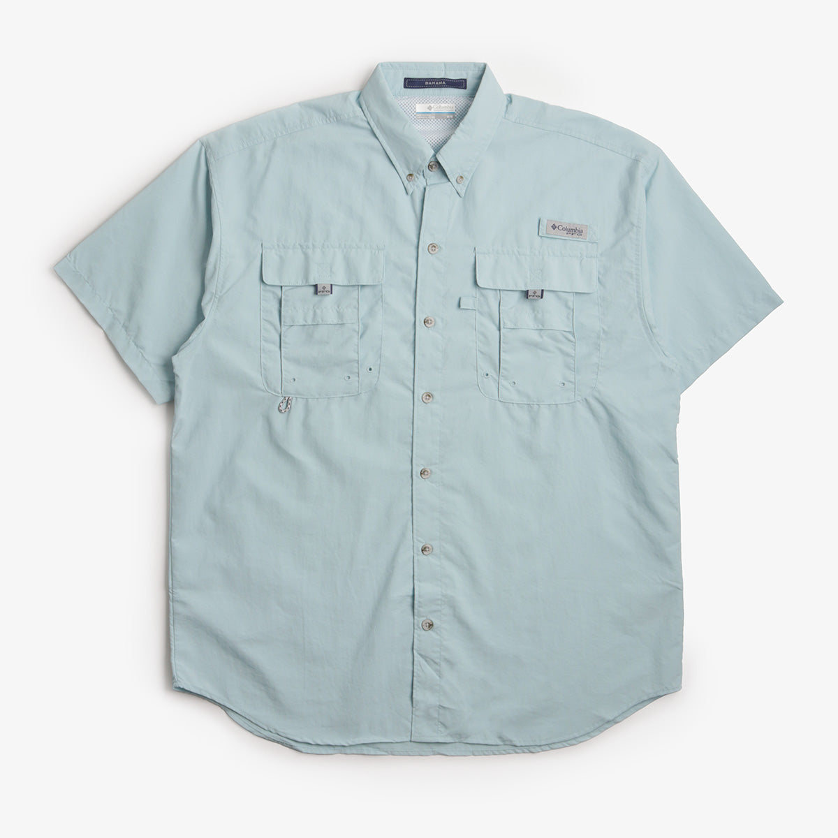 Columbia Bahama II PFG Shirt, Marine Light, Detail Shot 1