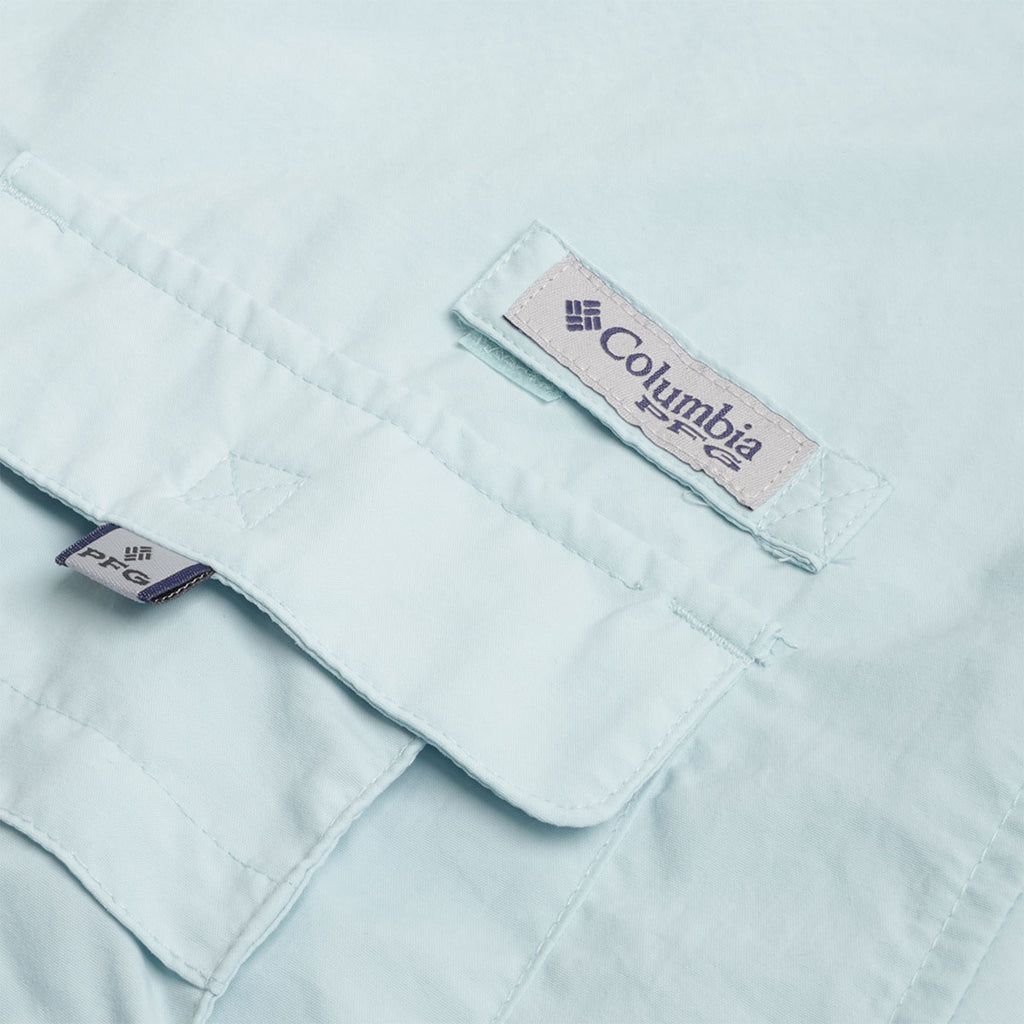 Columbia Bahama II PFG Shirt, Marine Light, Detail Shot 3