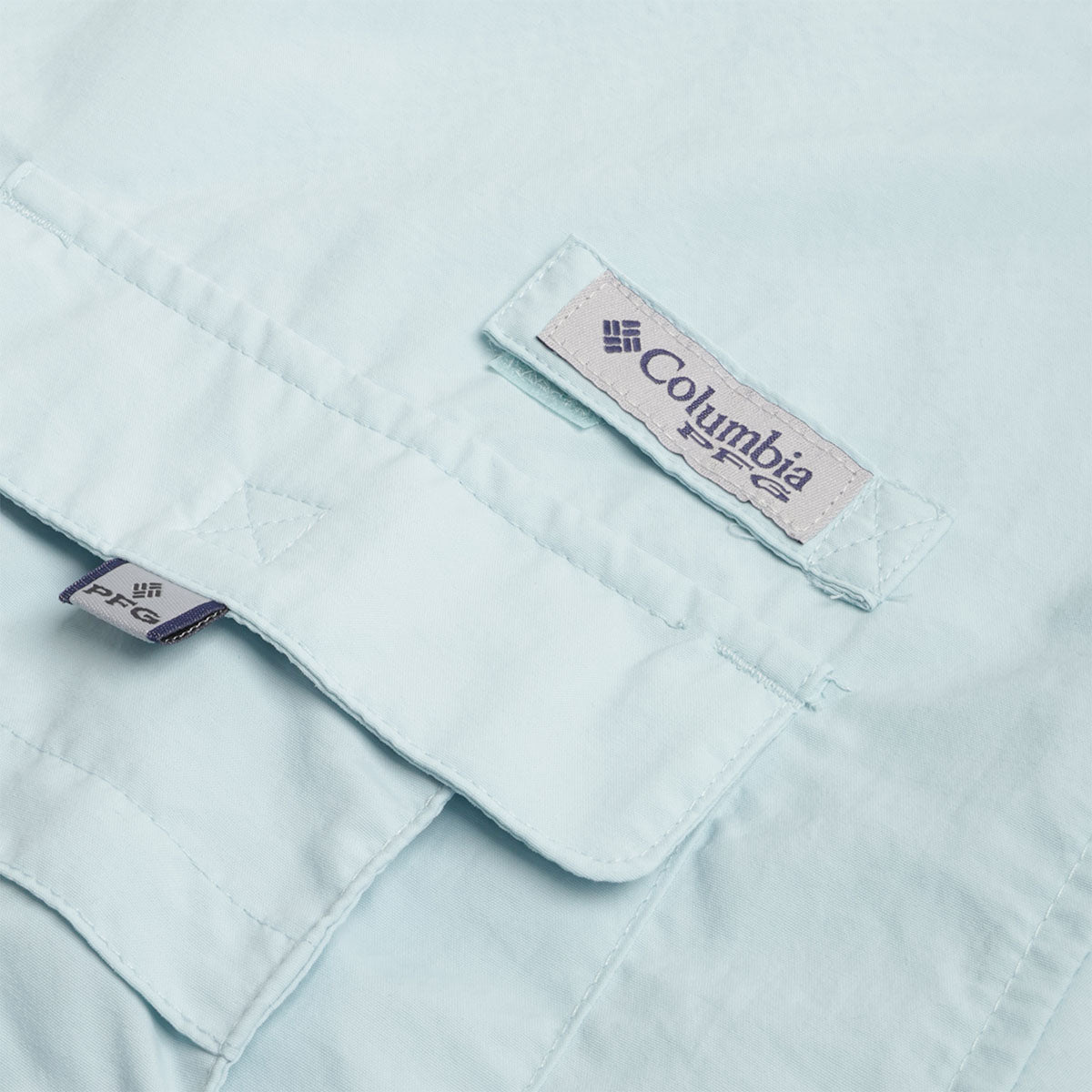 Columbia Bahama II PFG Shirt, Marine Light, Detail Shot 3