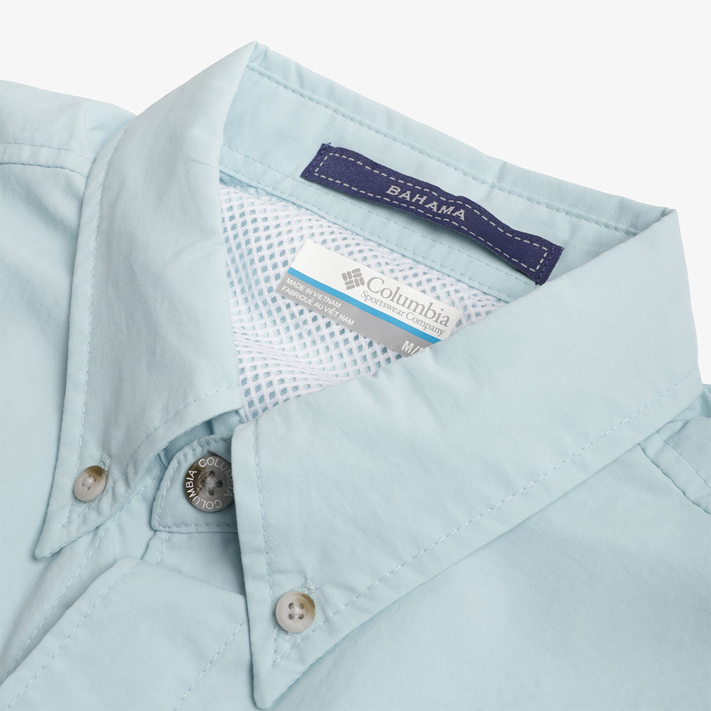 Columbia Bahama II PFG Shirt, Marine Light, Detail Shot 4