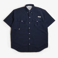 Columbia Bahama II PFG Shirt, Collegiate Navy, Detail Shot 1