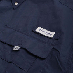 thumbnail Columbia Bahama II PFG Shirt, Collegiate Navy, Detail Shot 4