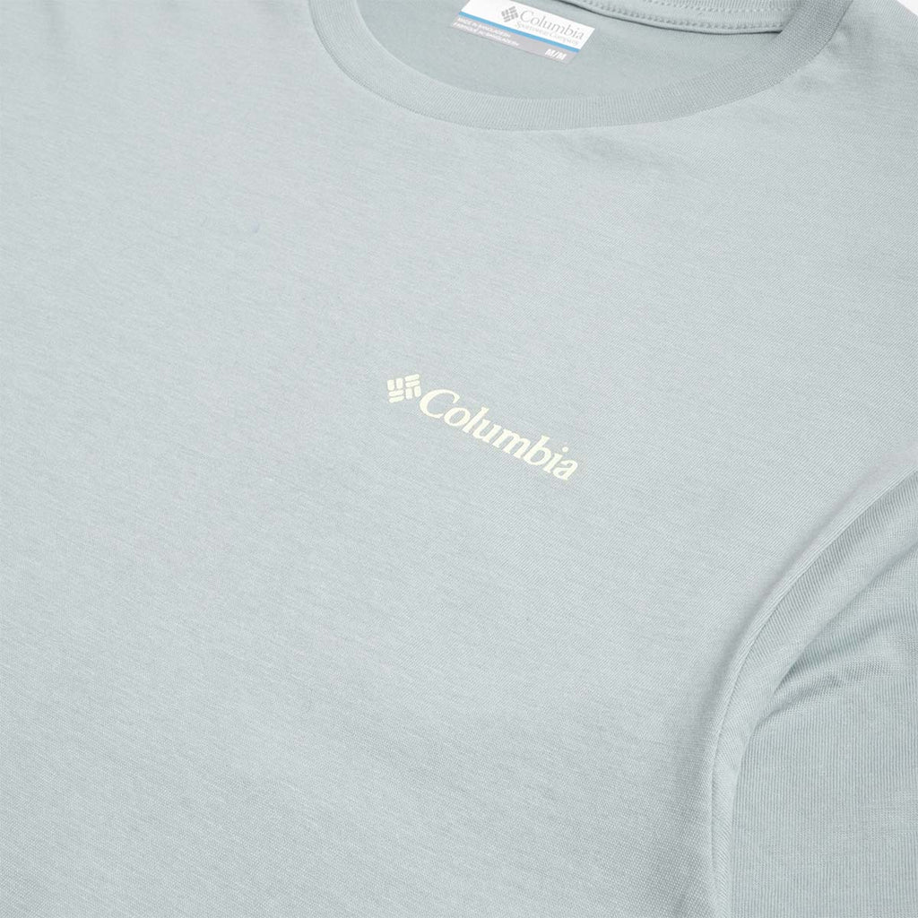 Columbia Barton Springs Graphic T-Shirt, Crushed Blue Crushed Blue, Detail Shot 3