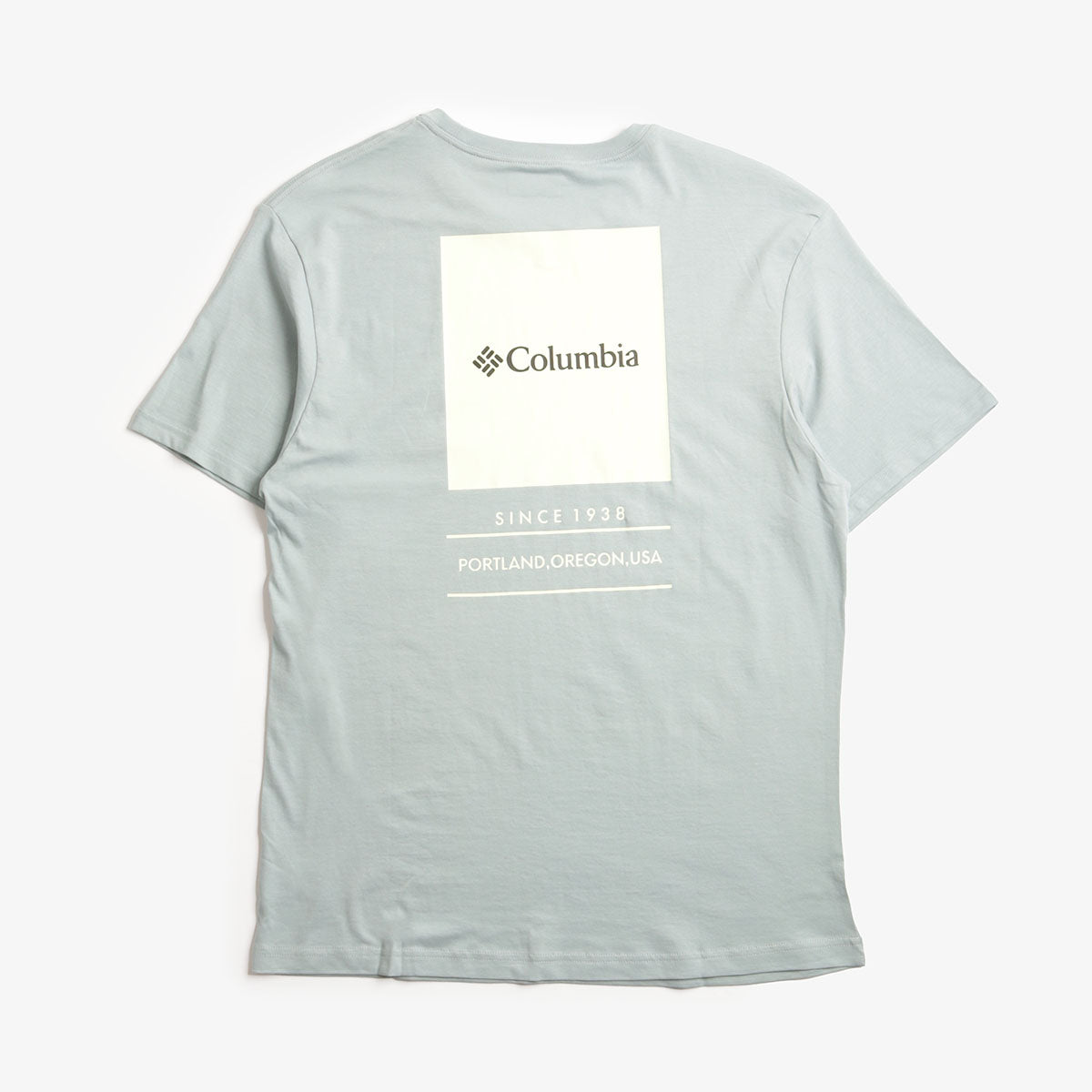 Columbia Barton Springs Graphic T-Shirt, Crushed Blue Crushed Blue, Detail Shot 1