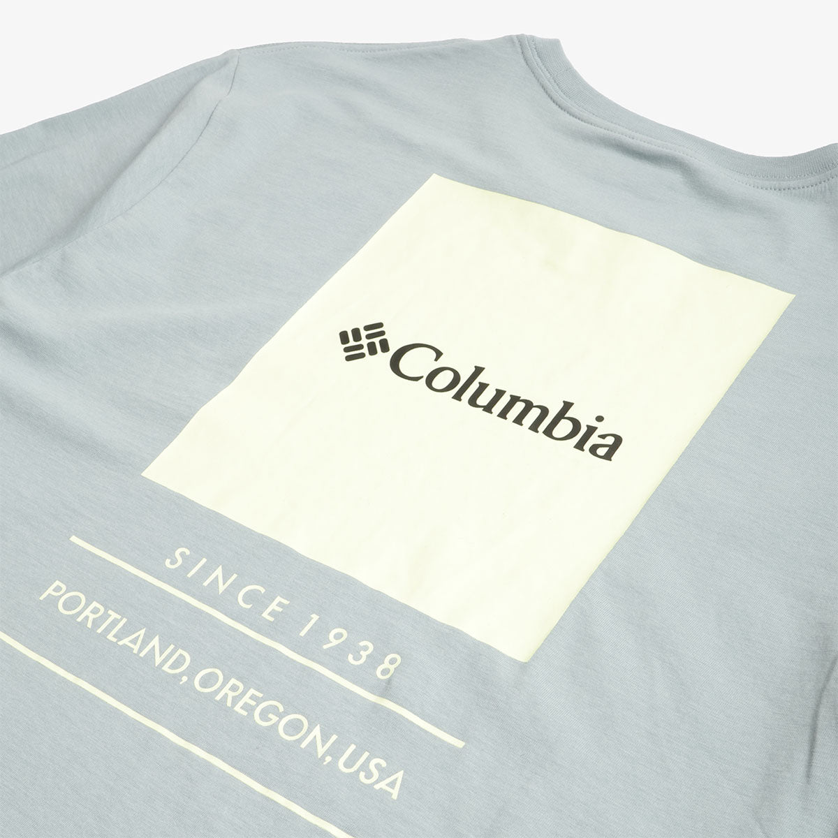 Columbia Barton Springs Graphic T-Shirt, Crushed Blue Crushed Blue, Detail Shot 4