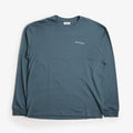 Columbia Black Butte Long Sleeve Graphic T-Shirt, Everblue Trailmap, Detail Shot 1