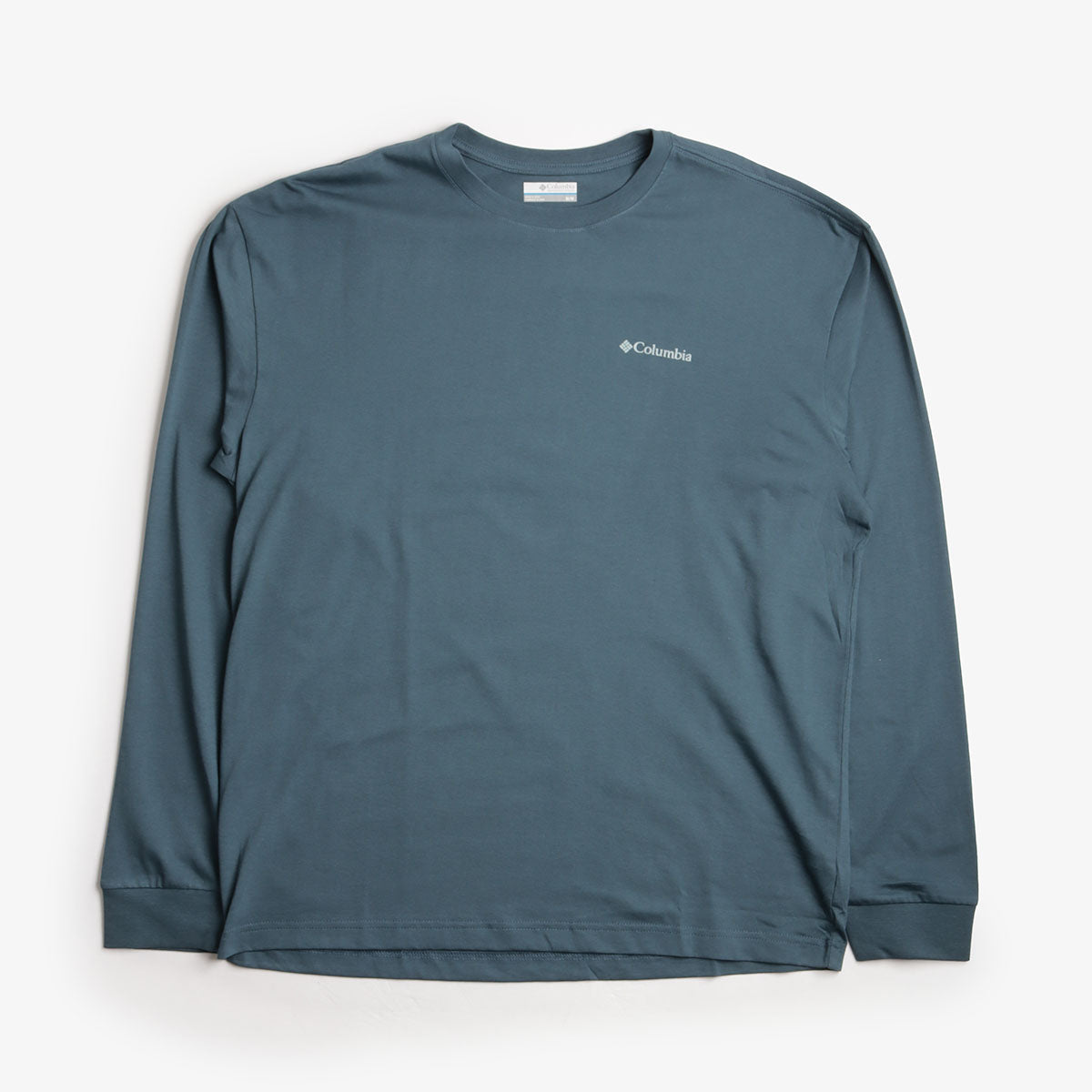 Columbia Black Butte Long Sleeve Graphic T-Shirt, Everblue Trailmap, Detail Shot 1