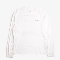 thumbnail Columbia Black Butte Long Sleeve Graphic T-Shirt, White Trailmap, Detail Shot 1