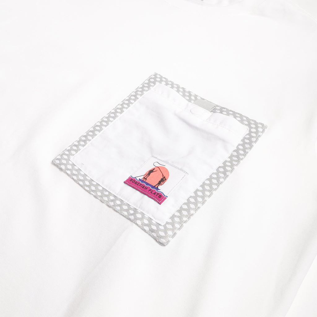 Columbia Bonefish Flats Long Sleeve T-Shirt, White, Detail Shot 2
