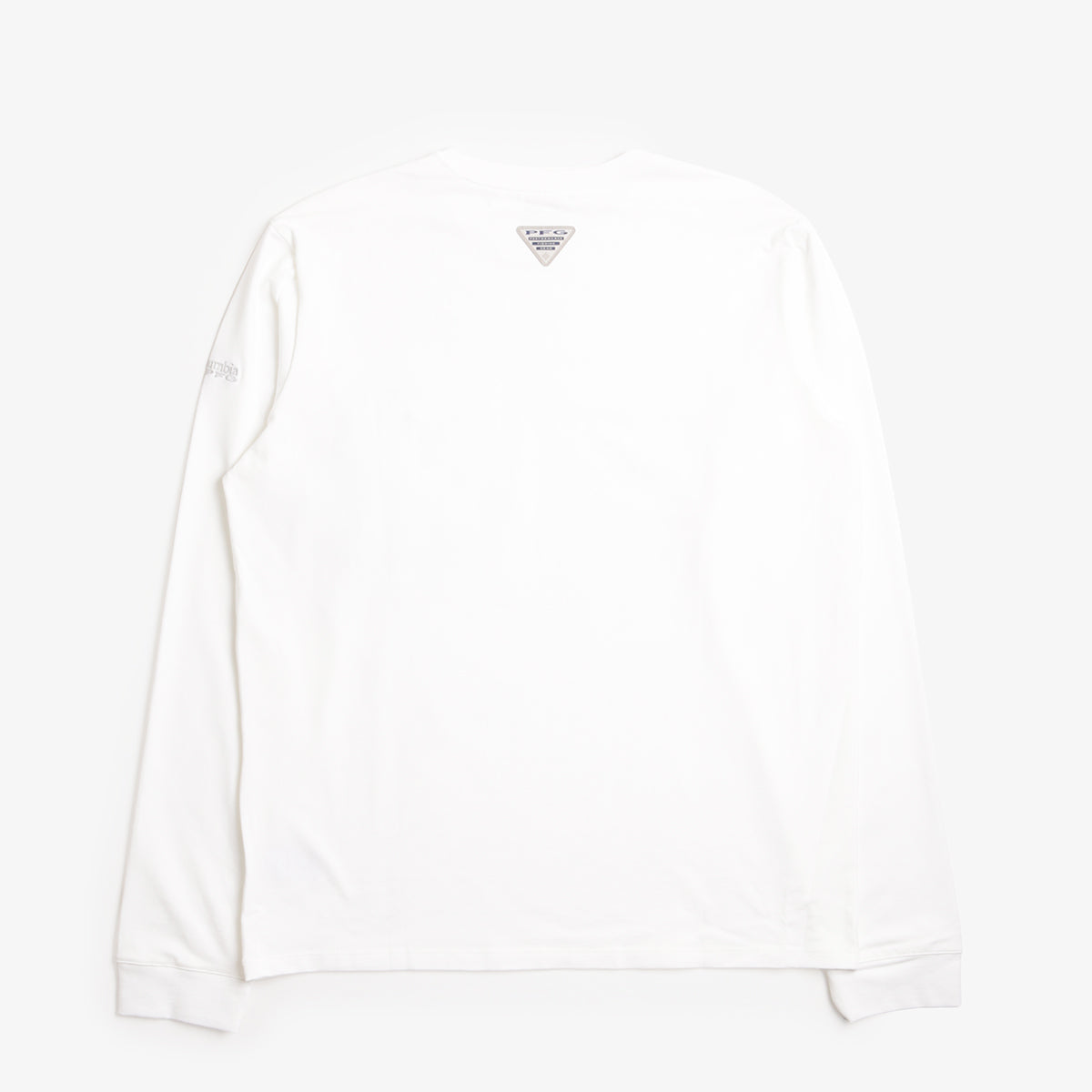 Columbia Bonefish Flats Long Sleeve T-Shirt, White, Detail Shot 3