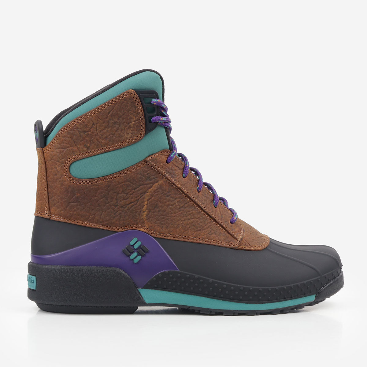 main Columbia Bugaboot 1 Limited Edition Waterproof Winter Boots, Elk Waterfall, Detail Shot 1