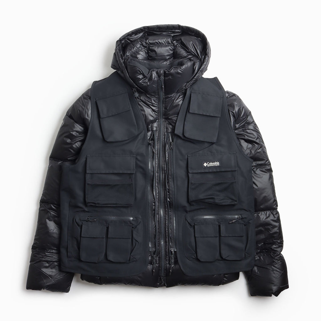 Columbia CSC1938 Dually Mountain Outerchange Jacket, Black, Detail Shot 1
