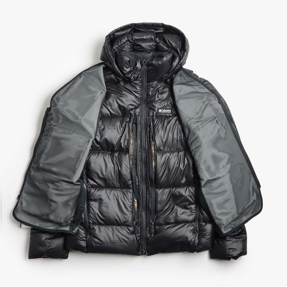 Columbia CSC1938 Dually Mountain Outerchange Jacket, Black, Detail Shot 2