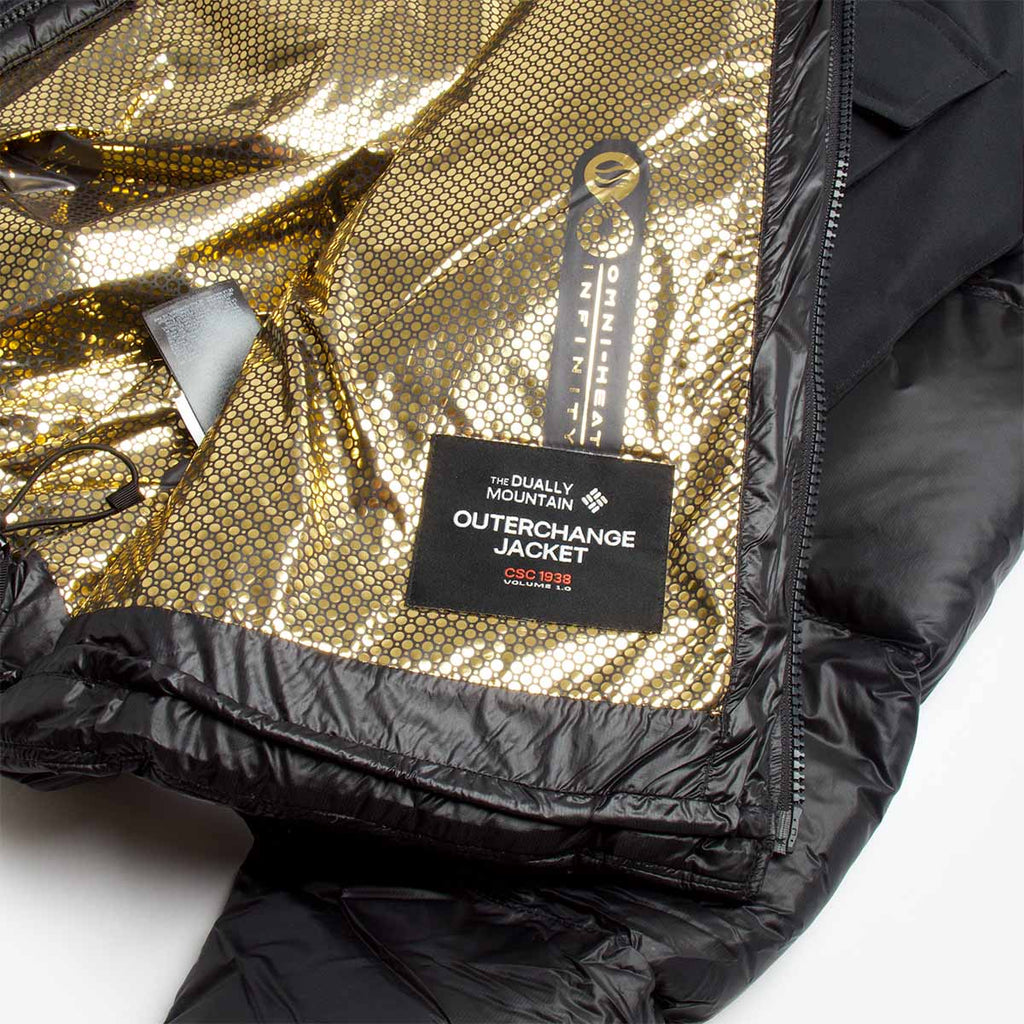 Columbia CSC1938 Dually Mountain Outerchange Jacket, Black, Detail Shot 5