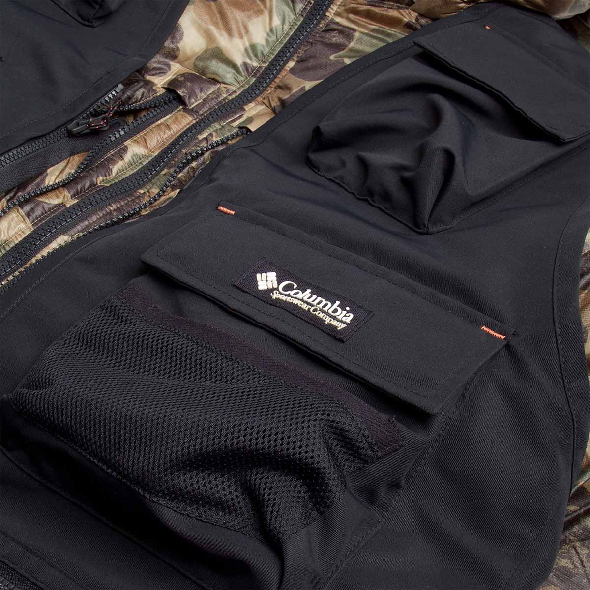 Columbia CSC1938 Dually Mountain Outerchange Jacket, British Tan Duck Camo, Detail Shot 3