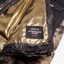 thumbnail Columbia CSC1938 Dually Mountain Outerchange Jacket, British Tan Duck Camo, Detail Shot 5