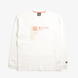 thumbnail Columbia CSC 1938 V1 Long Sleeve T-Shirt, Sea Salt, Detail Shot 1
