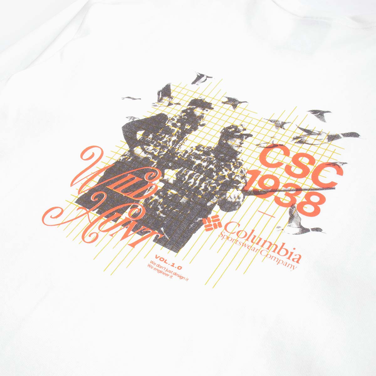 main Columbia CSC 1938 V1 Long Sleeve T-Shirt, Sea Salt, Detail Shot 5