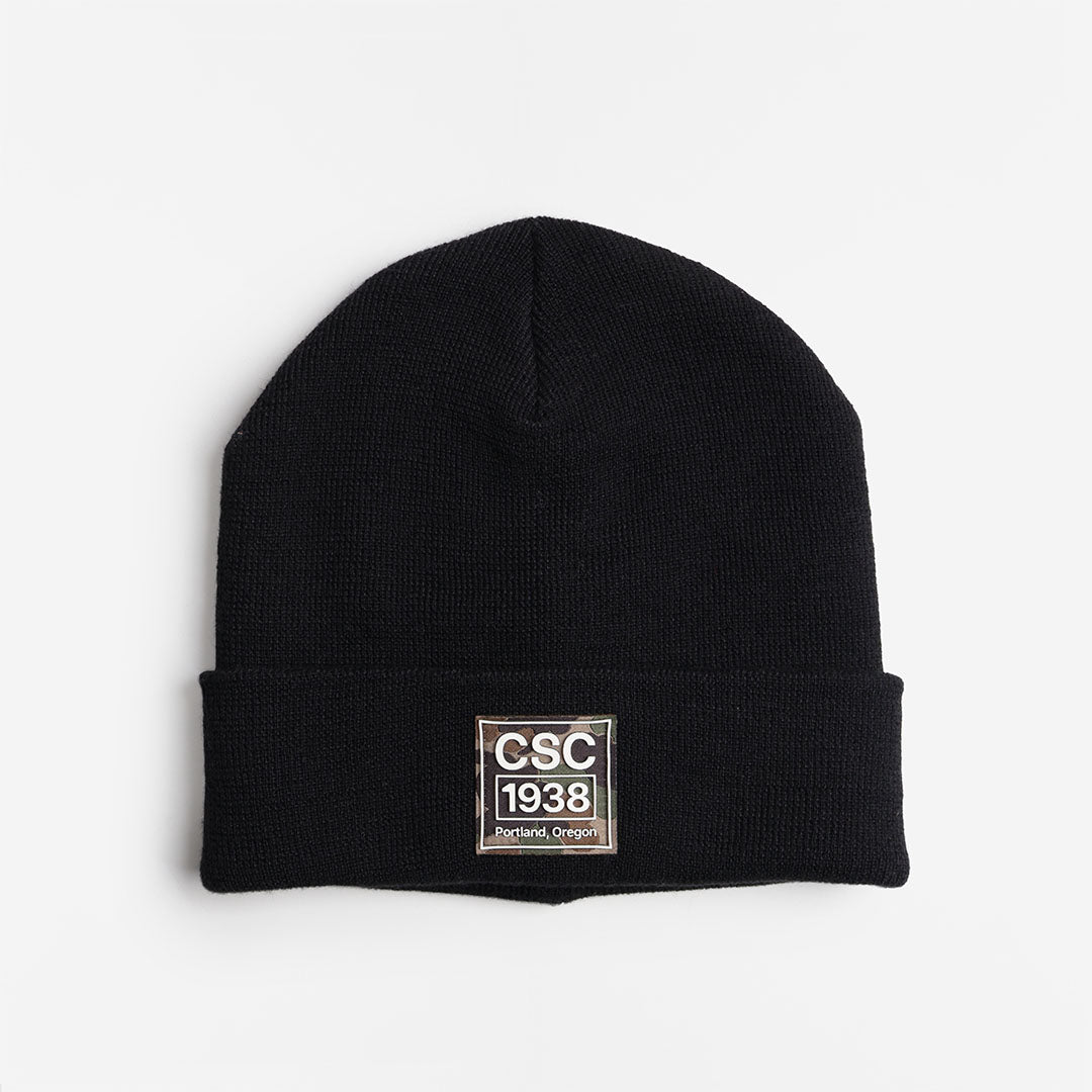 Columbia CSC1938 V1 Beanie, Black, Detail Shot 1