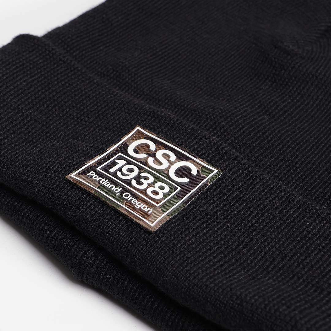 Columbia CSC1938 V1 Beanie, Black, Detail Shot 2