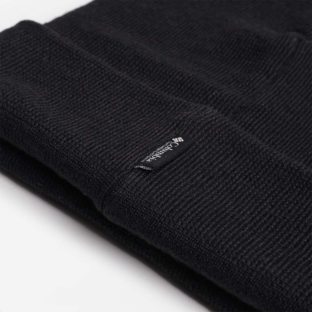 Columbia CSC1938 V1 Beanie, Black, Detail Shot 4