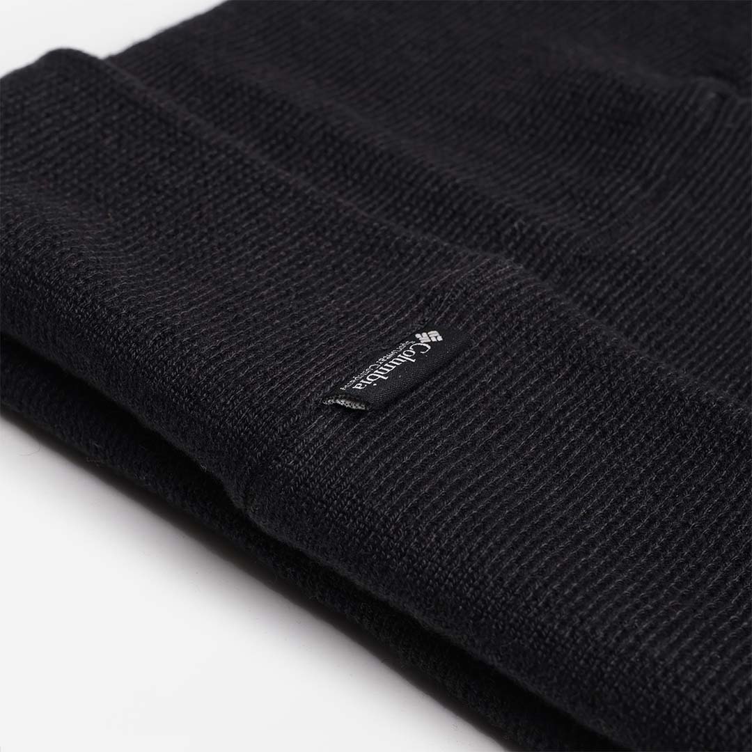 Columbia CSC1938 V1 Beanie, Black, Detail Shot 4