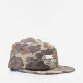 Columbia CSC1938 V1 5 Panel Hat, British Tan Duck Camo, Detail Shot 1