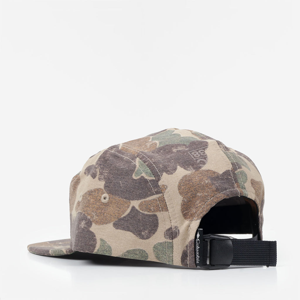 Columbia CSC1938 V1 5 Panel Hat, British Tan Duck Camo, Detail Shot 2