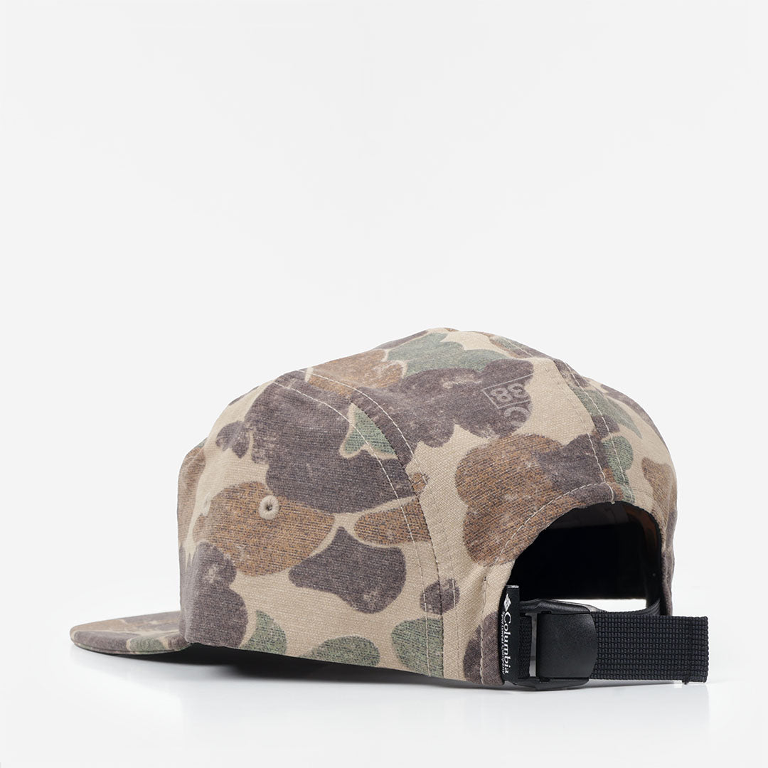 Columbia CSC1938 V1 5 Panel Hat, British Tan Duck Camo, Detail Shot 2