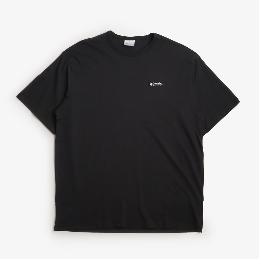 Columbia CSC Heavyweight Back Graphic T-Shirt, Black Photoreal, Detail Shot 1