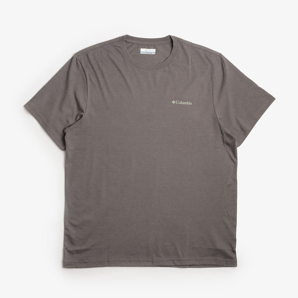 Columbia CSC Outdoor Back Graphic T-Shirt, City Grey Heather Sunscape, Detail Shot 1