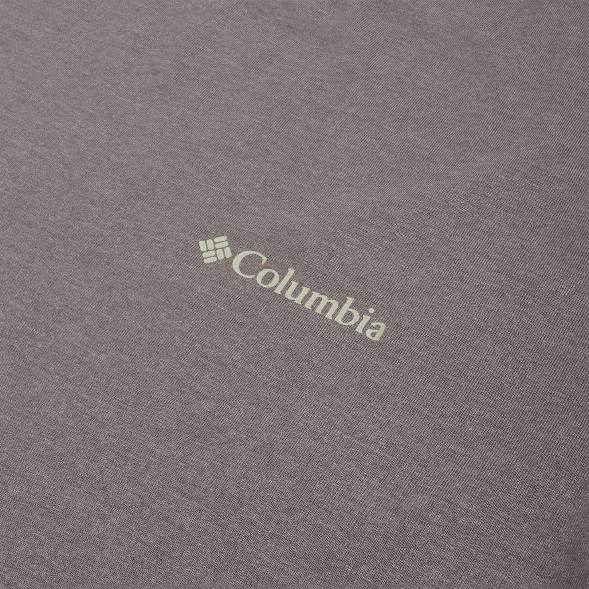 Columbia CSC Outdoor Back Graphic T-Shirt, City Grey Heather Sunscape, Detail Shot 3