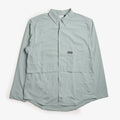 Columbia Chill Creek Long Sleeve Shirt, Crushed Blue, Detail Shot 1