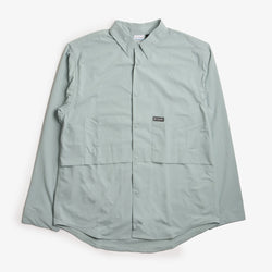 thumbnail Columbia Chill Creek Long Sleeve Shirt, Crushed Blue, Detail Shot 1