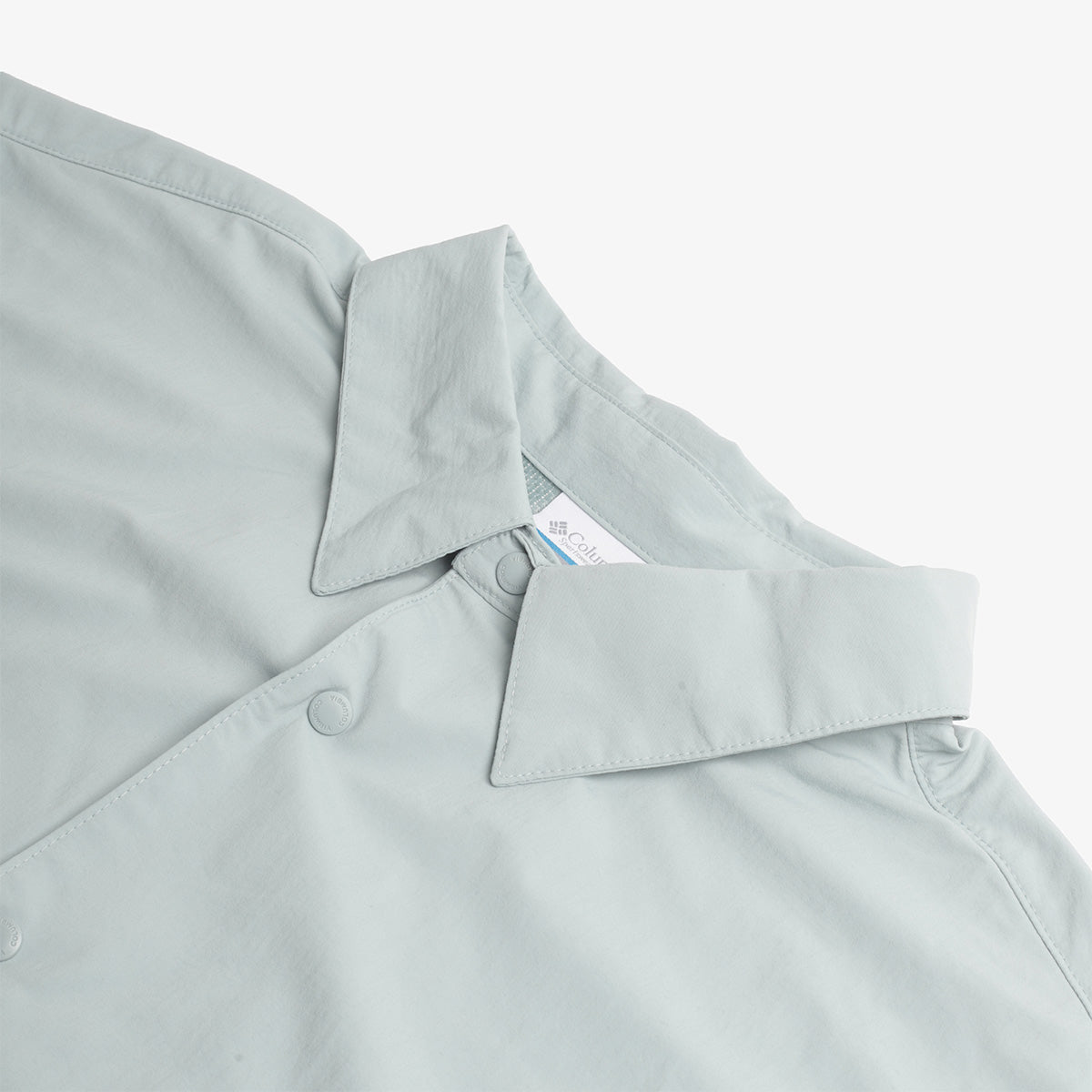 Columbia Chill Creek Long Sleeve Shirt, Crushed Blue, Detail Shot 3