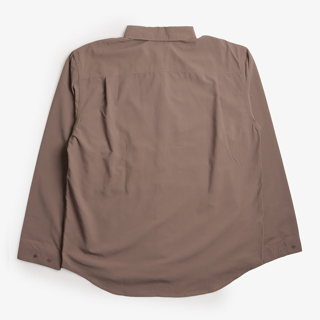 Columbia Chill Creek Long Sleeve Shirt, Iron, Detail Shot 4