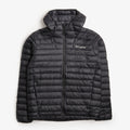 Columbia Corelite Down Hooded Jacket, Black, Detail Shot 1