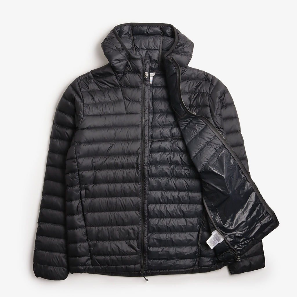 Columbia Corelite Down Hooded Jacket, Black, Detail Shot 2