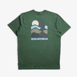 thumbnail Columbia Explorers Canyon Back Graphic T-Shirt, Rainforest Get Hiked, Detail Shot 1