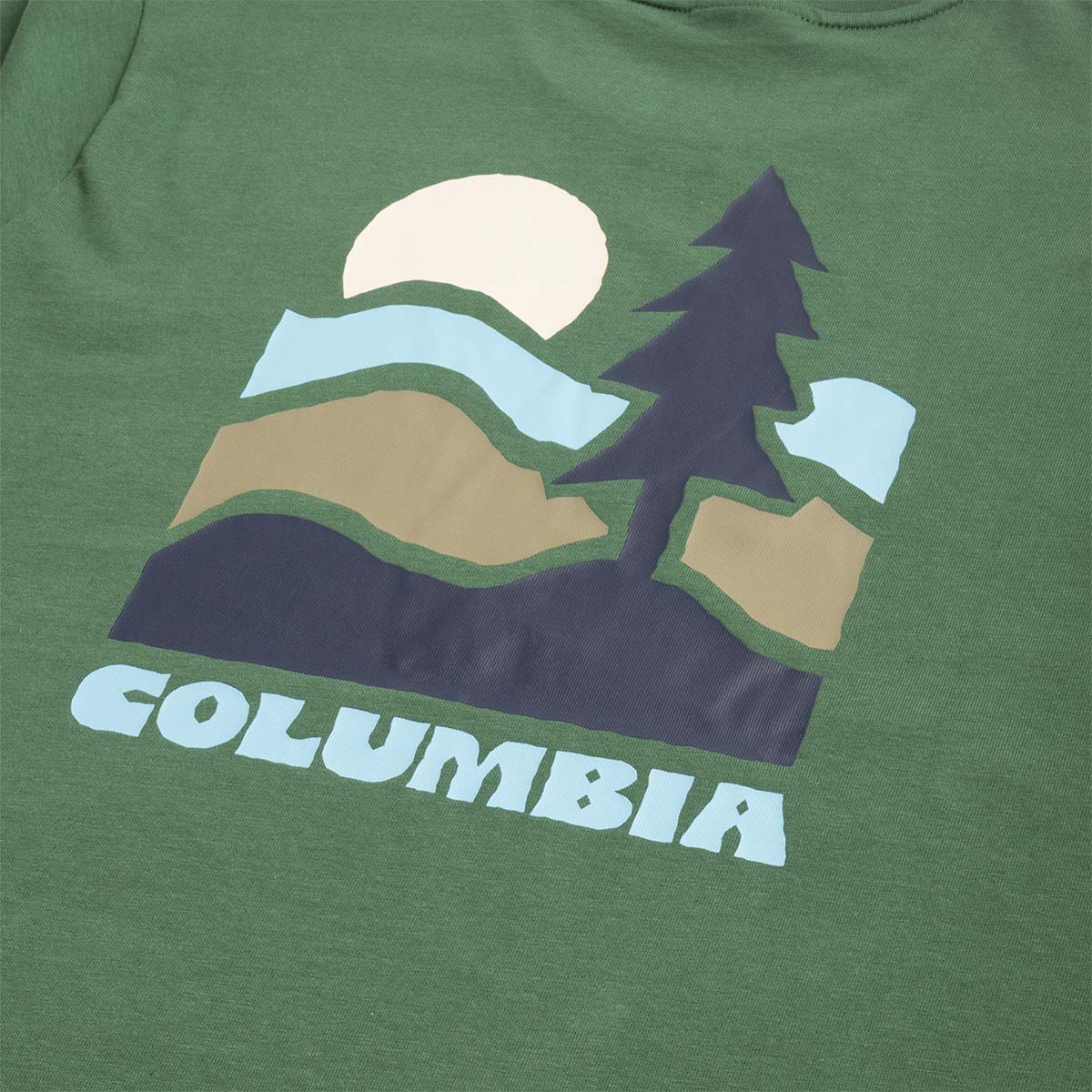 Columbia Explorers Canyon Back Graphic T-Shirt, Rainforest Get Hiked, Detail Shot 4